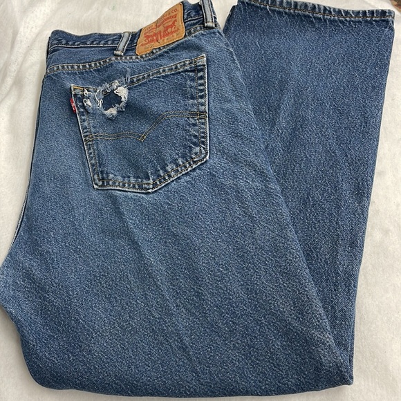 Levi’s 505 vintage jeans men sz 42x30 - Picture 4 of 8